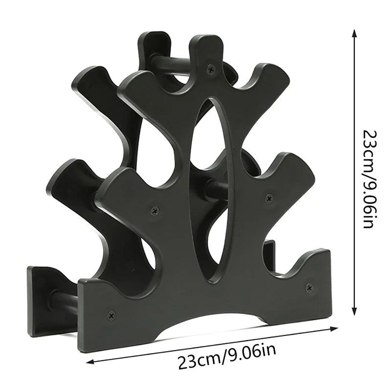 【W】3-Tier Dumbbell Storage Rack Stand Multi-layer Hand-Held Dumbbell Storage Rack Home Office Gym Dumbell Weight Rack