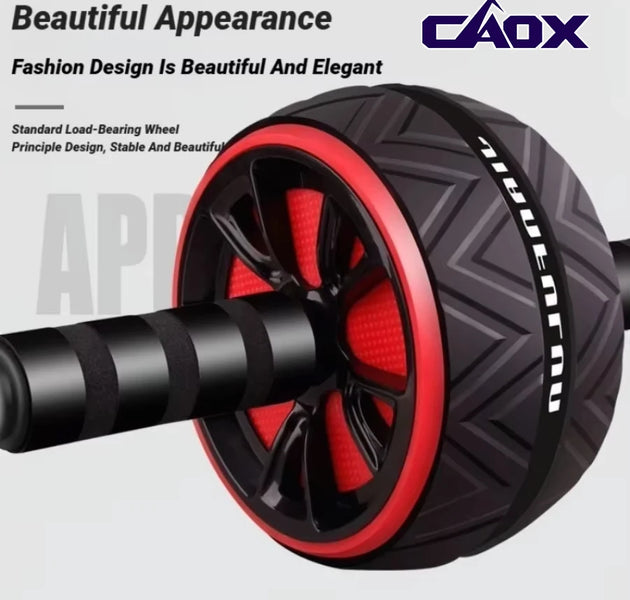 CAOX Ab Roller Wheel For Abs Core Workout Non-Slip Home Gym Fitness Equipment Men Women Abdominal Training Exercise