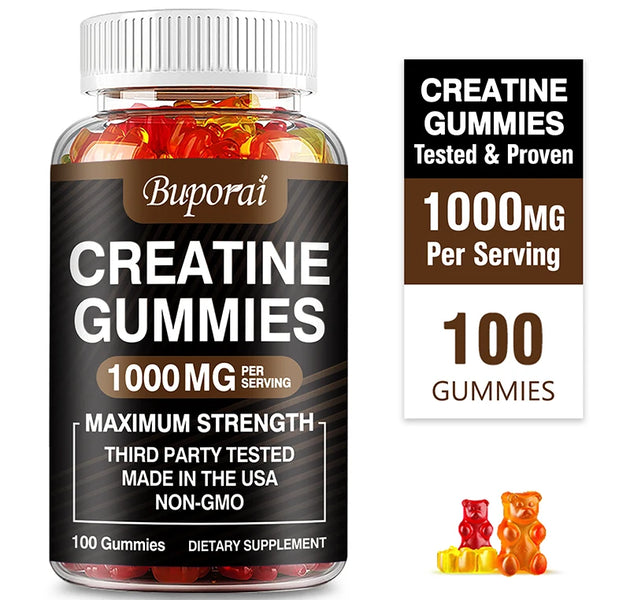 Creatine Monohydrate Gummies - Boost Energy, Build Muscle Mass, and Improve Athletic Performance