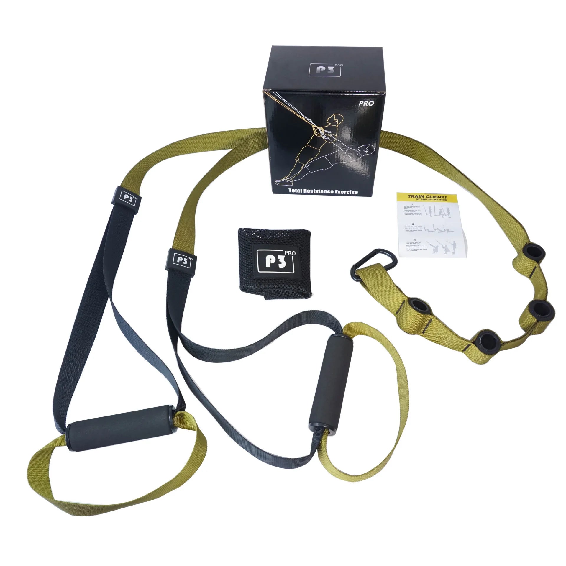 Suspension Training Strap Fitness Strength Power Suspension Trainer Adjustable Yoga Strap Wall Mount Professional Tensioner