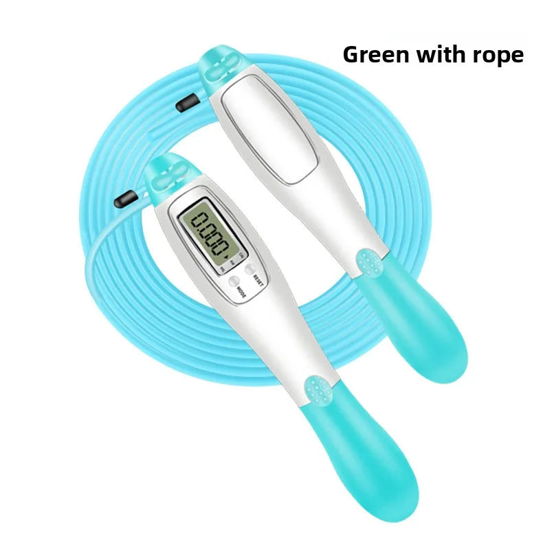 Electronic Counting Rope Skipping Speed Steel Wire Cordless Dual-use Smart Aerobic for Primary and Secondary School Students
