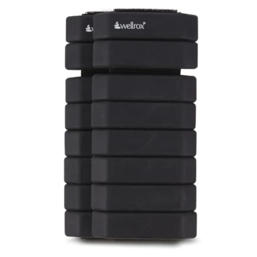 Weighted Bangles Adjustable Ankle and Wrist Weights for Women Men Set of 2 lbs 1 lb Each Black Ideal for Pilates Yoga R