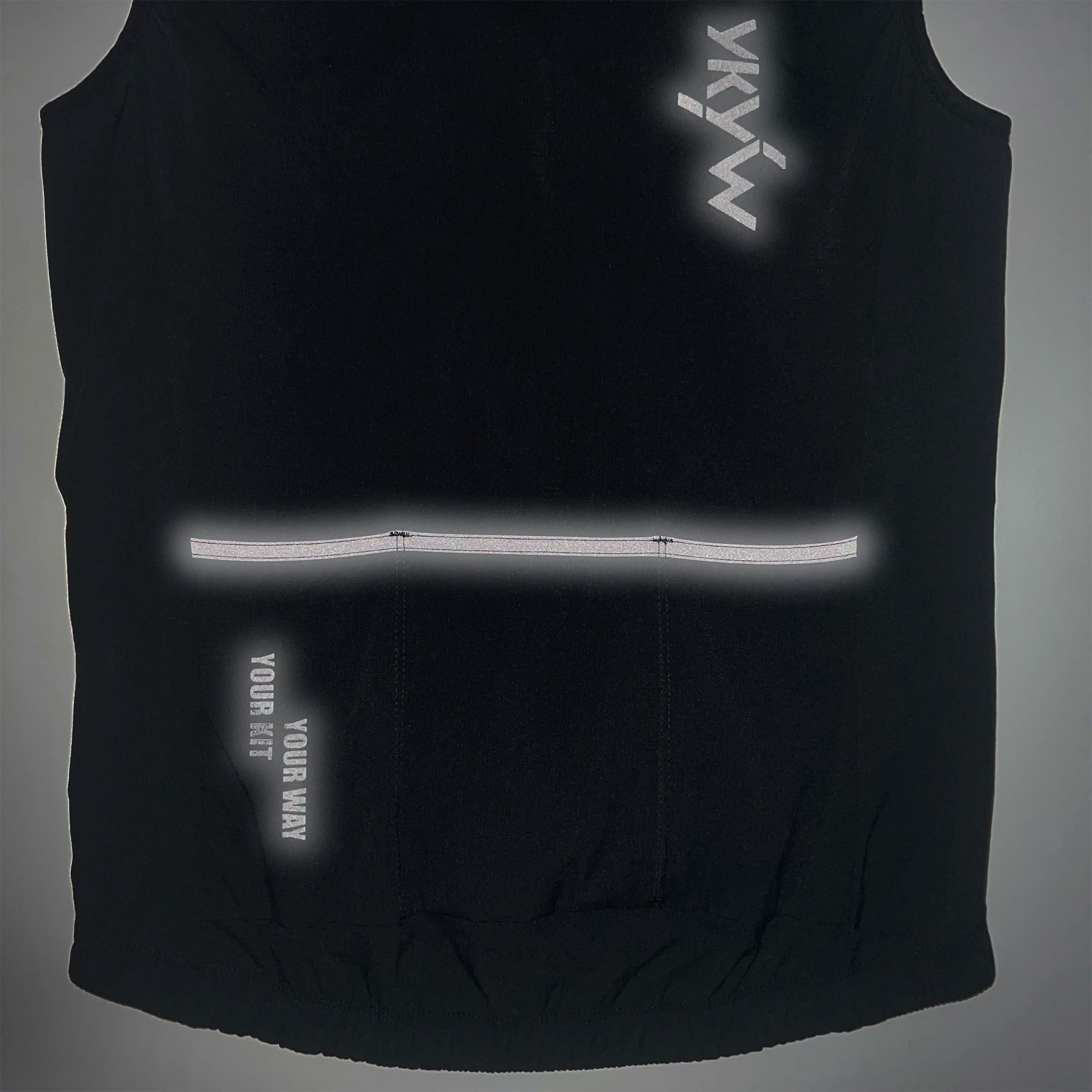 YKYW Cycling Vest Winter Waterproof Fleece Liner Rear Anti-slip Gripper Thermal Windproof Moisture Wicking 4 Pockets 7 color