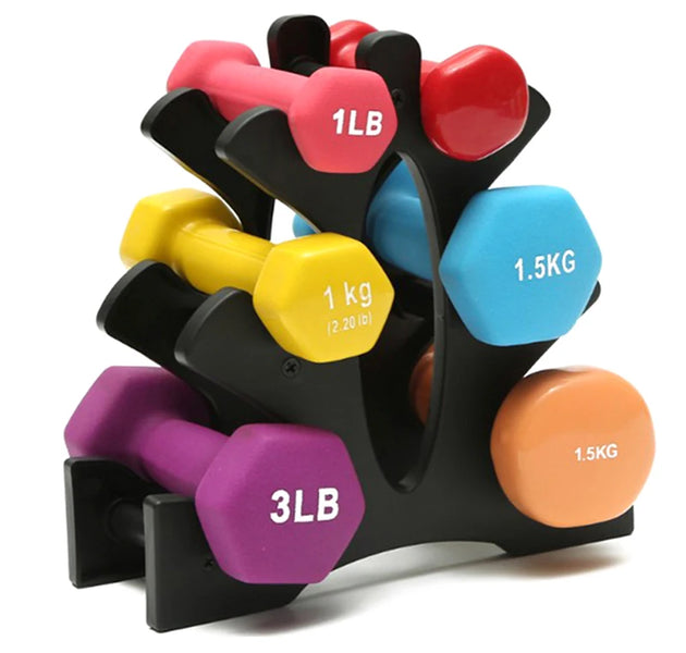 【W】3-Tier Dumbbell Storage Rack Stand Multi-layer Hand-Held Dumbbell Storage Rack Home Office Gym Dumbell Weight Rack