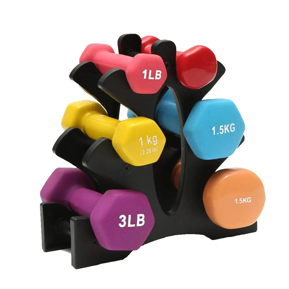 Kettlebell Rack Dumbbell Shelf Fitness Fixing Triangle Shaped Stand Dumbbell Storage Bracket Rack Holder Gym Accessories Strong