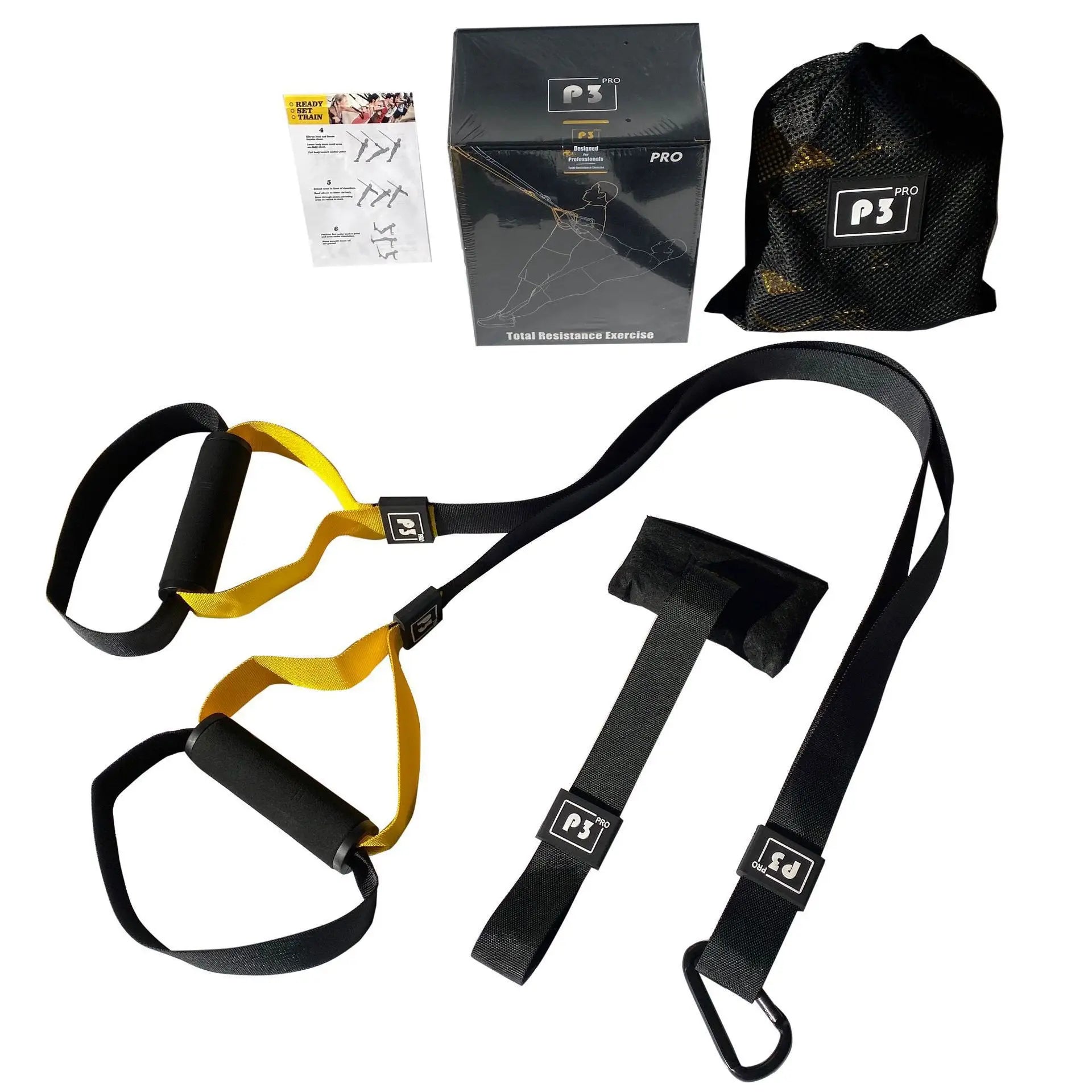 Suspension Training Strap Fitness Strength Power Suspension Trainer Adjustable Yoga Strap Wall Mount Professional Tensioner