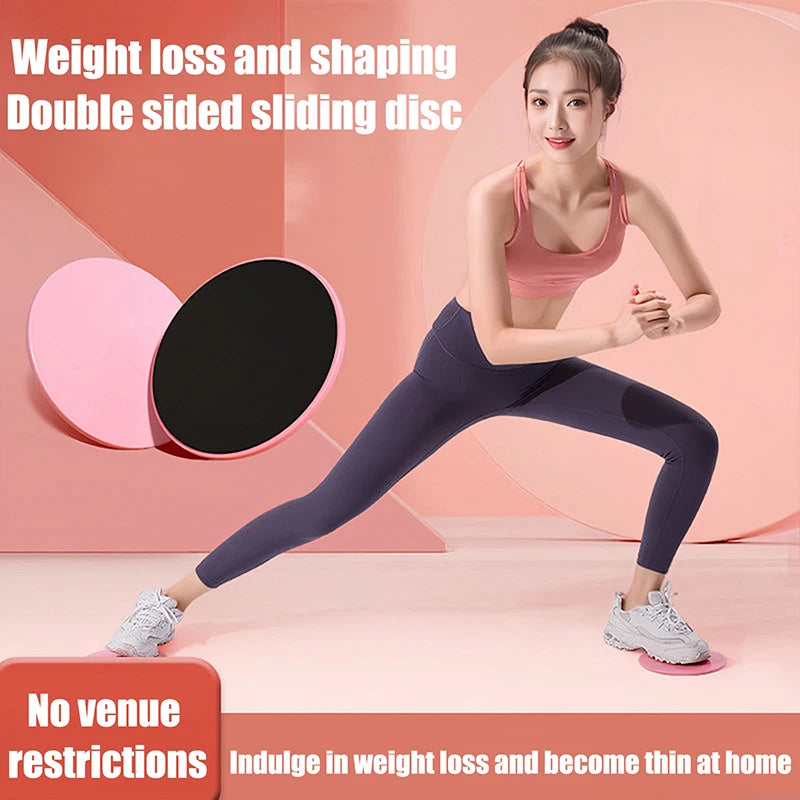 1Pair Abdominal Exercise Sliding Plate Pilates Fitness Core Sliders Yoga Gym Discs Slider Body Muscle Training Equipment