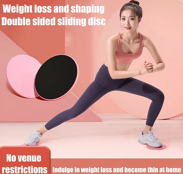 1Pair Abdominal Exercise Sliding Plate Pilates Fitness Core Sliders Yoga Gym Discs Slider Body Muscle Training Equipment