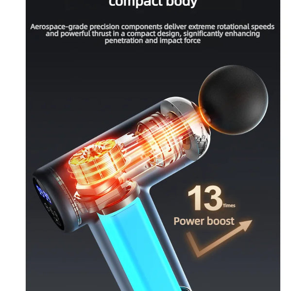 2026 Massage Gun Electric Neck Massager Smart Hit Fascia Gun for Body Massage Relaxation Fitness Electric Muscle Massag